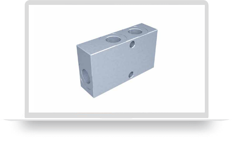 Single pilot operated check valve